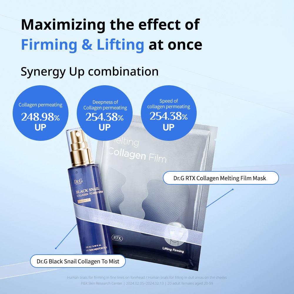 Dr.G Face Masks/Pads Dr.G RTX Into Melting Collagen Film
