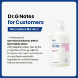 Dr.G Global DR.G DERMOISTURE BARRIER D RICH DERM BODY WASH (400ML)