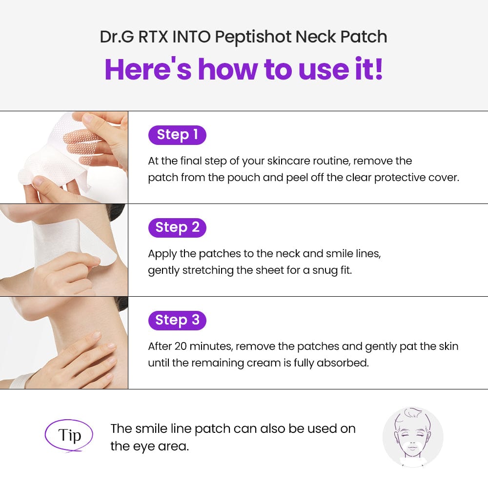 Dr.G Global DR.G RTX INTO PEPTISHOT FIRMING NECK PATCH (5P)