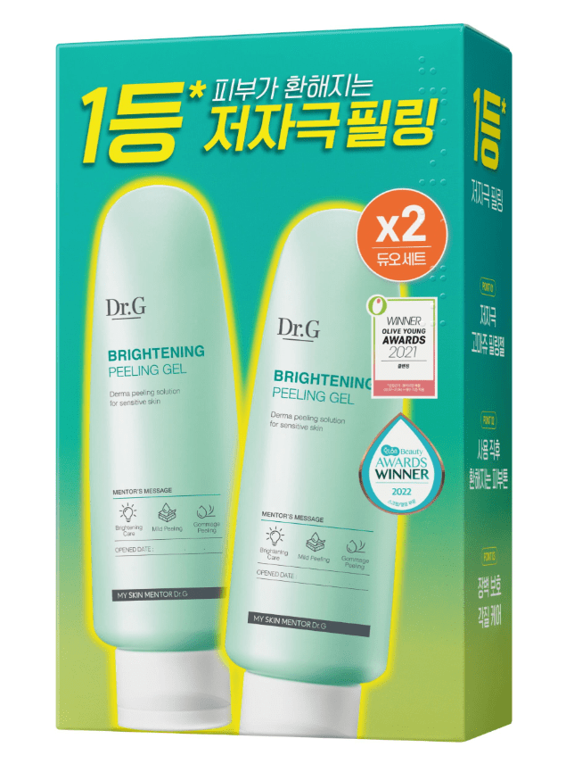 Dr.G Global Exfoliators DR.G BRIGHTENING PEELIING GEL DUO SPECIAL SET (120ML+120ML)