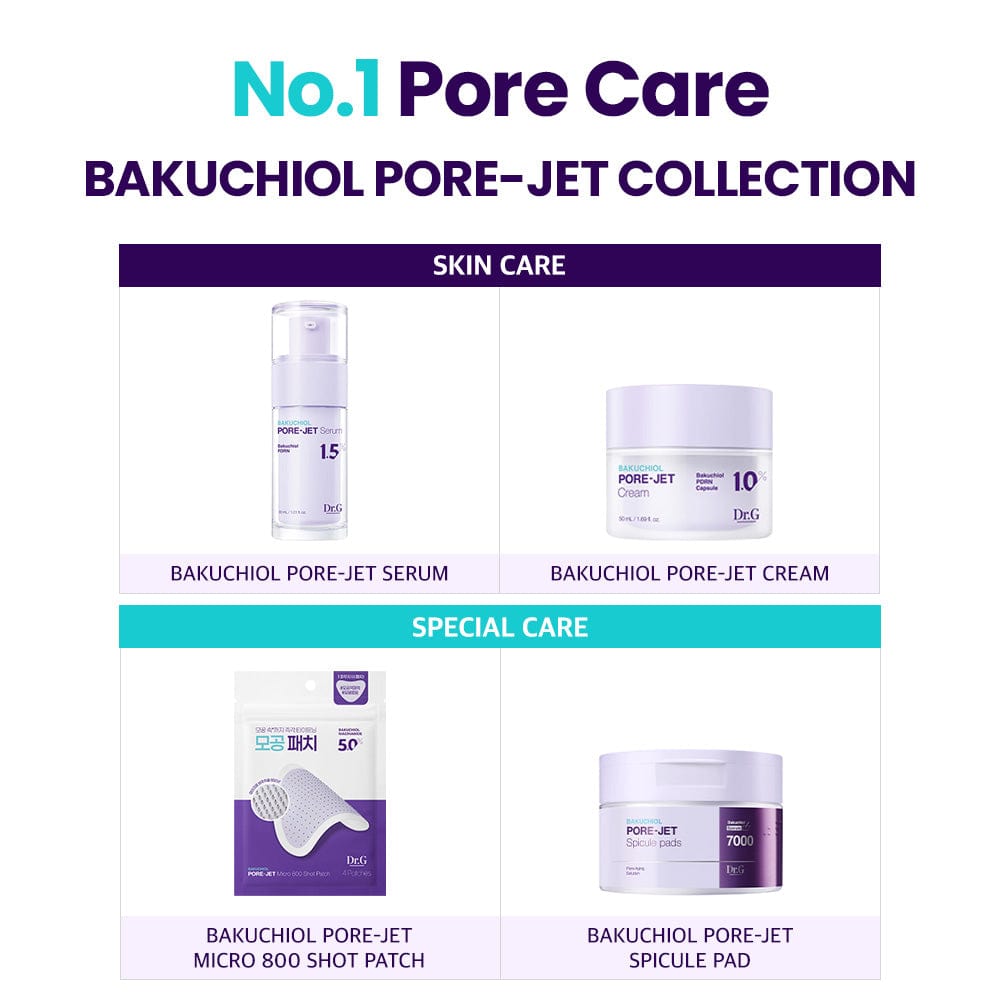 Dr.G Global Face Masks/Pads DR.G BAKUCHIOL PORE-JET SPICULE PADS (30pads)