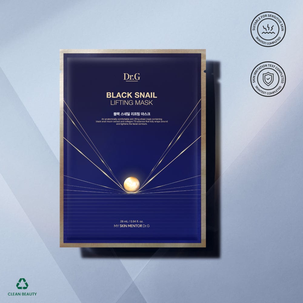 Dr.G Global Face Masks/Pads DR.G BLACK SNAIL LIFTING MASK (1box-10p)