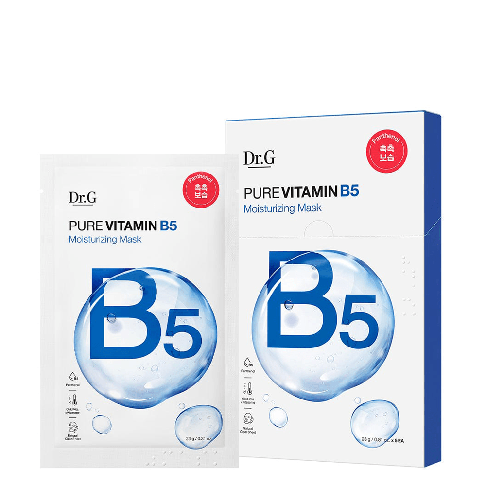 Dr.G Global Face Masks/Pads DR.G PURE VITAMIN B5 MOISTURIZING MASK (1BOX-5P)