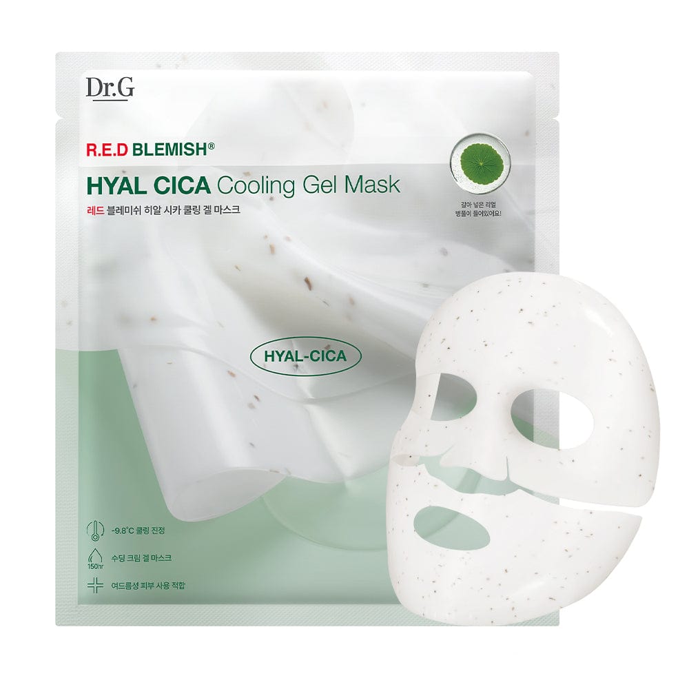 Dr.G Global Face Masks/Pads DR.G R.E.D BLEMISH COOL SOOTHING TROUBLE GEL MASK SET (10ea)