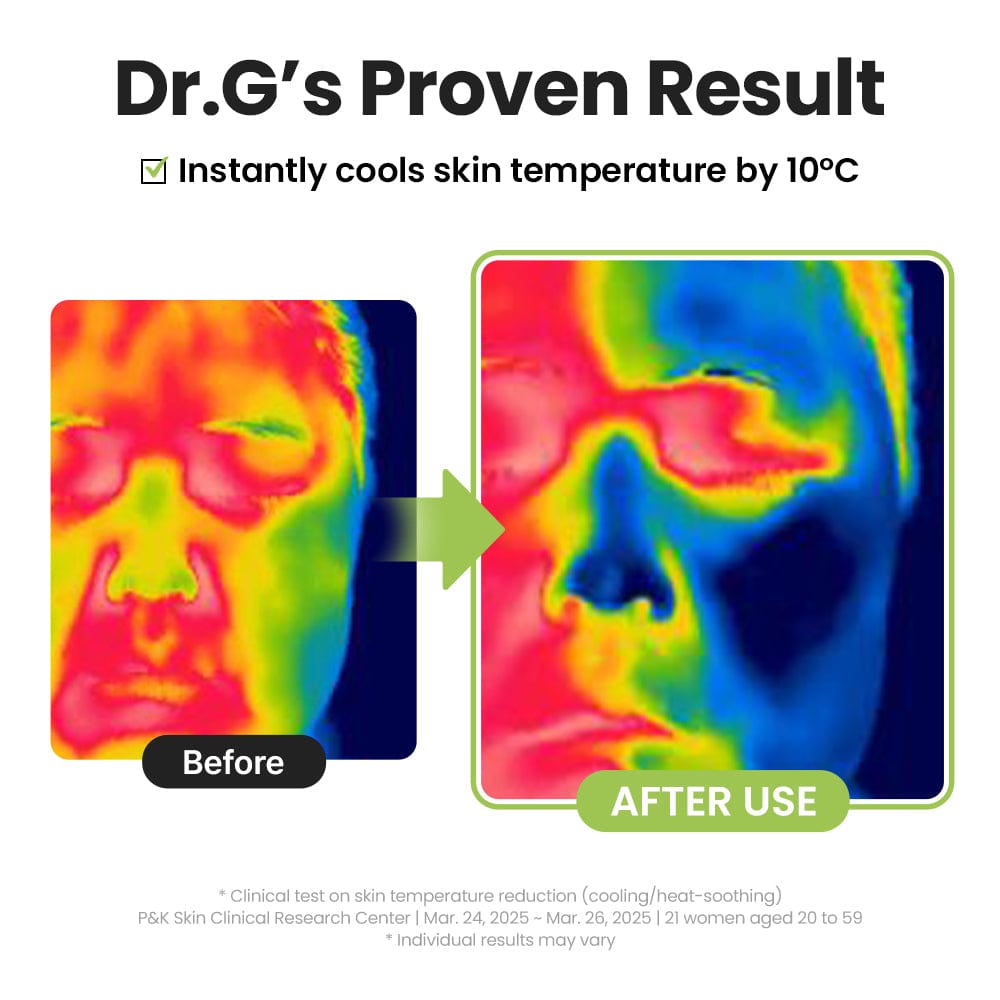 Dr.G Global Face Masks/Pads DR.G R.E.D BLEMISH COOL SOOTHING VITA C CLEAR MASK