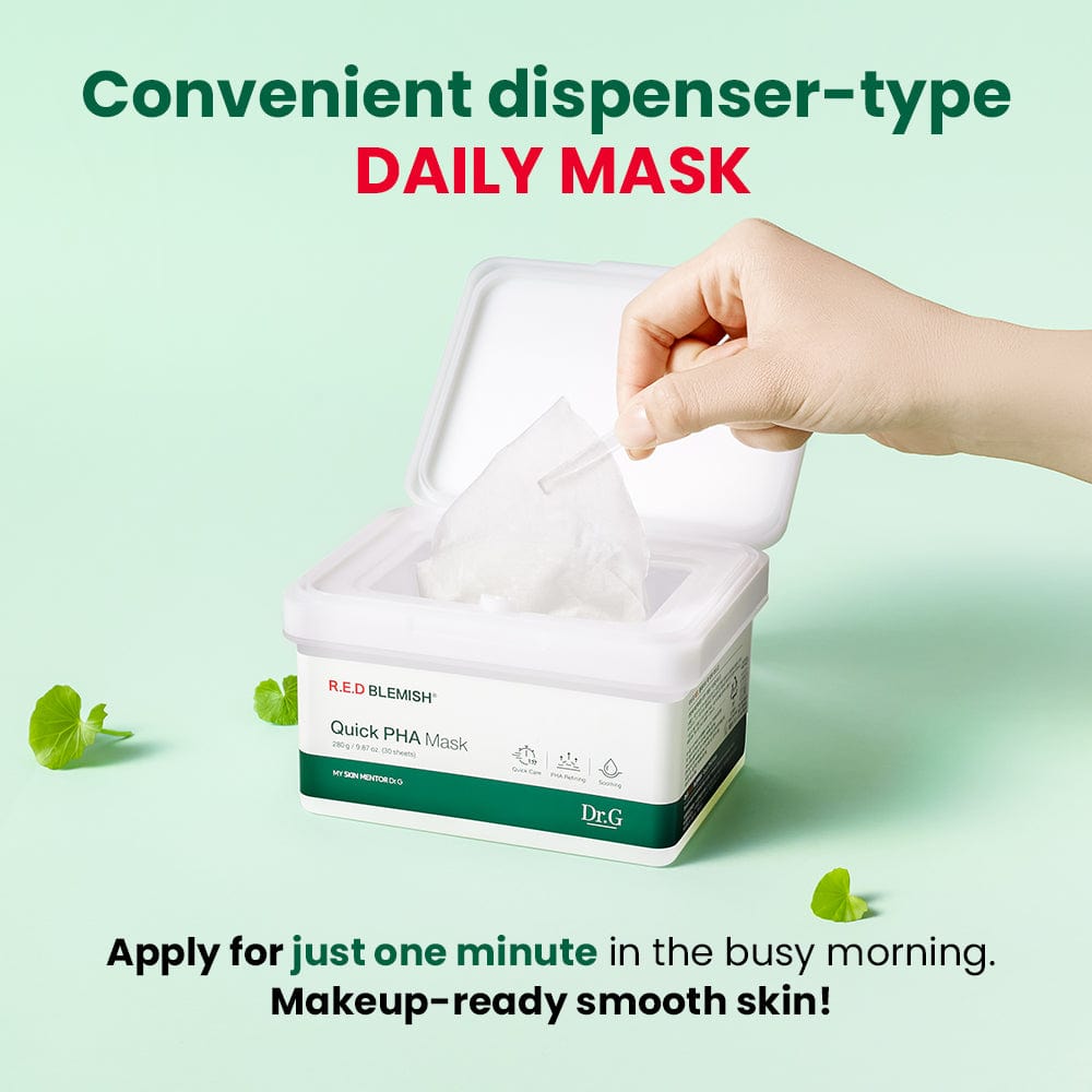 Dr.G Global Face Masks/Pads DR.G R.E.D BLEMISH QUICK PHA MASK (30 Sheets)