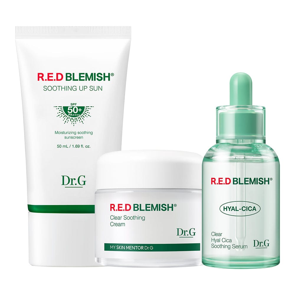 Dr.G Global Moisturizers/Creams [CICA] Dr.G Red Blemish Soothing Care Set