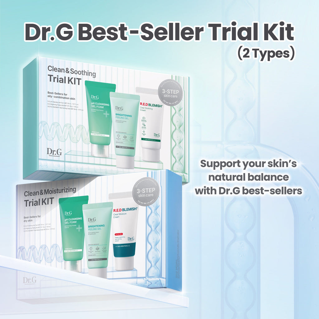 Dr.G Global Moisturizers/Creams DR.G R.E.D BLEMISH CLEAN AND CREAM TRIAL KIT
