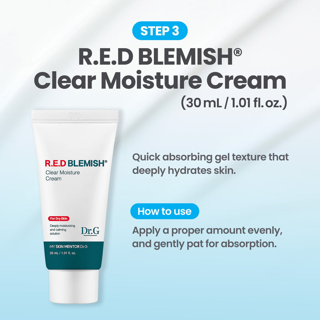 Dr.G Global Moisturizers/Creams DR.G R.E.D BLEMISH CLEAN MOISTURE TRIAL KIT