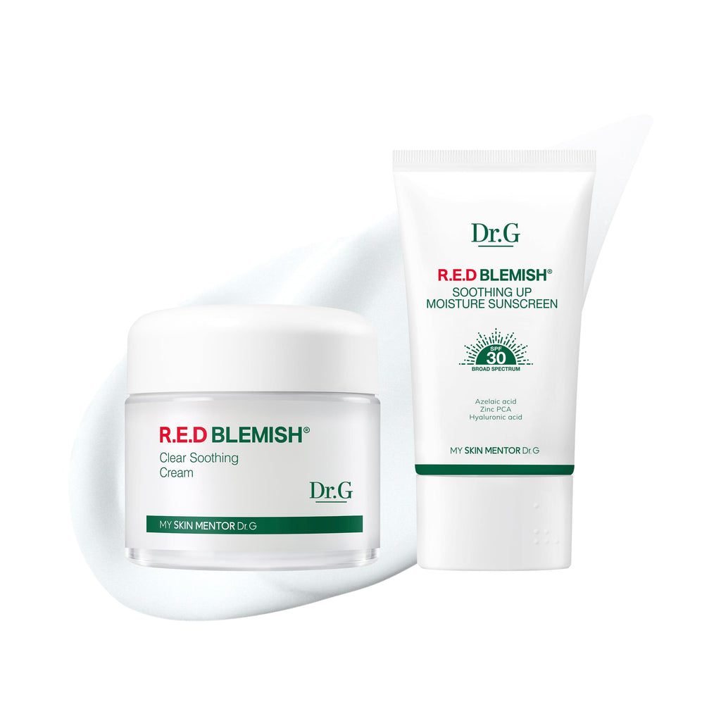 Dr.G Global Moisturizers/Creams DR.G R.E.D BLEMISH CLEAR SOOTHING CREAM & SUN DUO