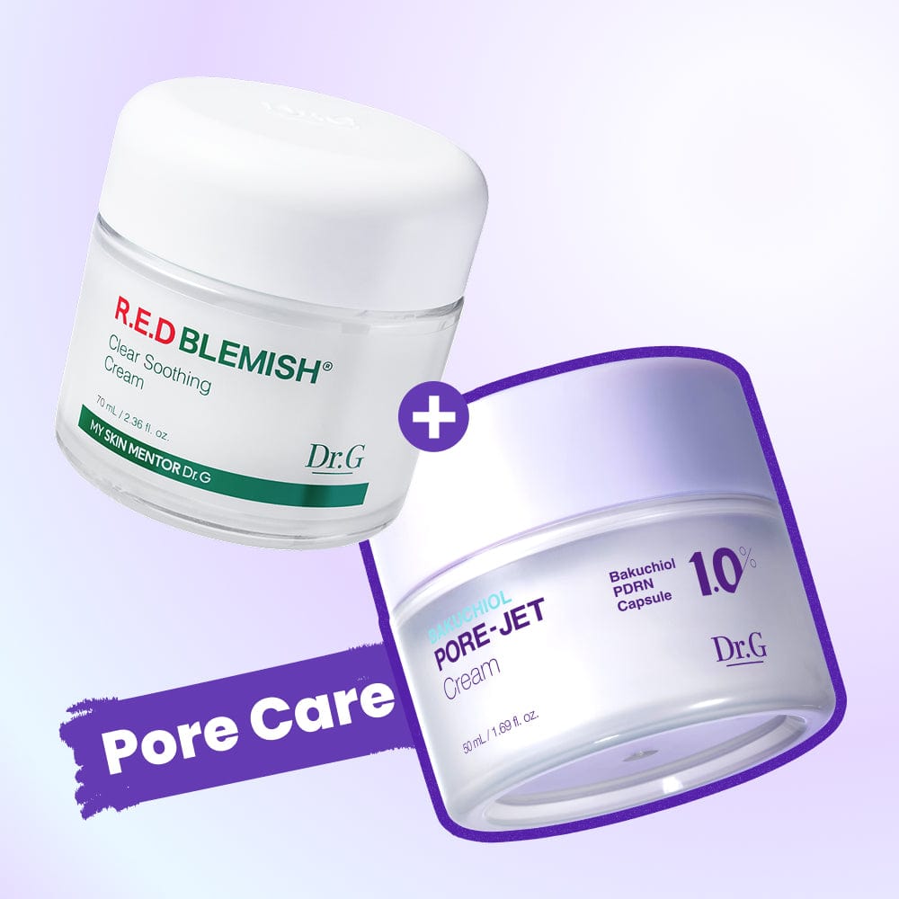 Dr.G Global Moisturizers/Creams [PDRN BACUCHIOR] PORE DR.G R.E.D BLEMISH CREAM DUO