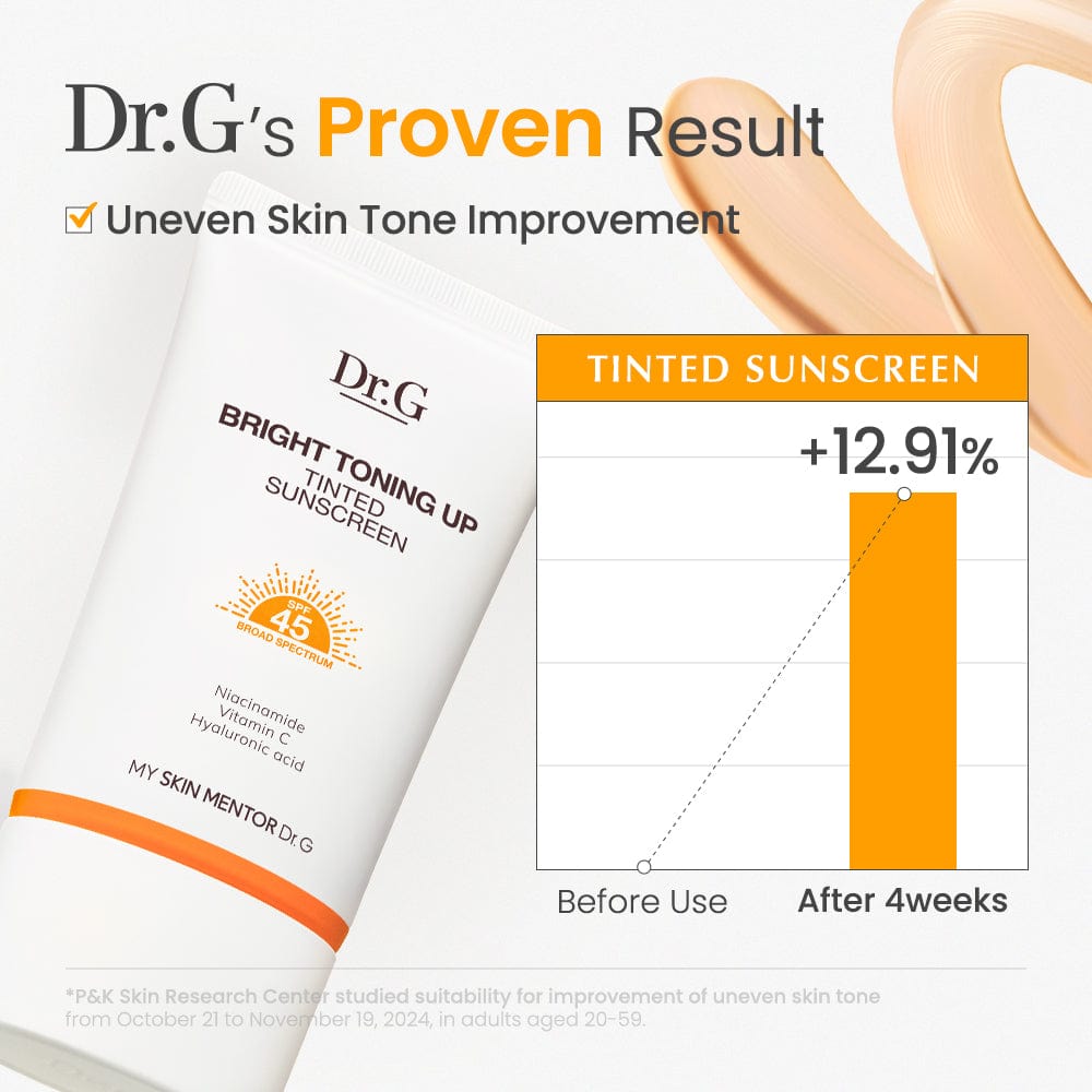 Dr.G Global Sun Protection DR.G BRIGHT TONING UP TINTED SUNSCREEN (50ML)